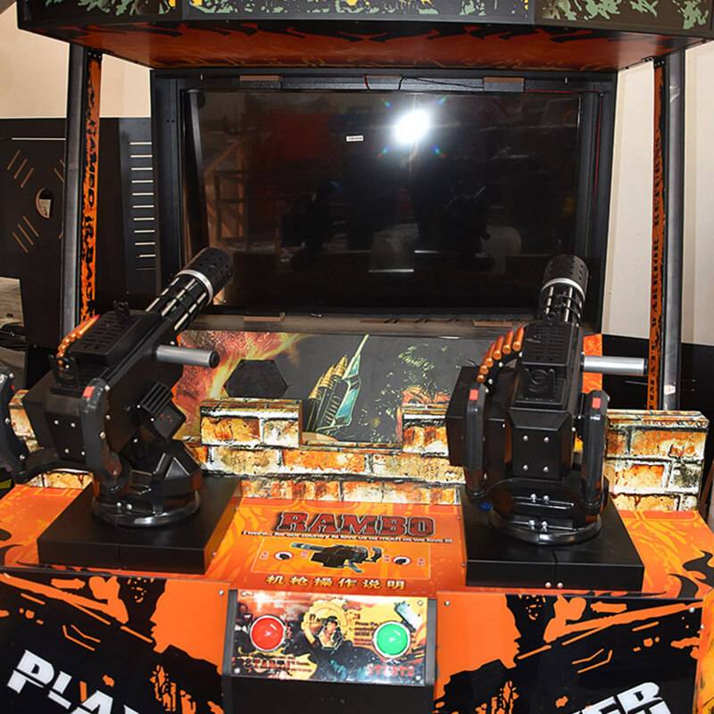 China Professional China Simulator Driving Game Machine - Coin Operated Video Games 55LCD Rambo Shooting Games Machine – Meiyi factory and suppliers | Meiyi detail pictures