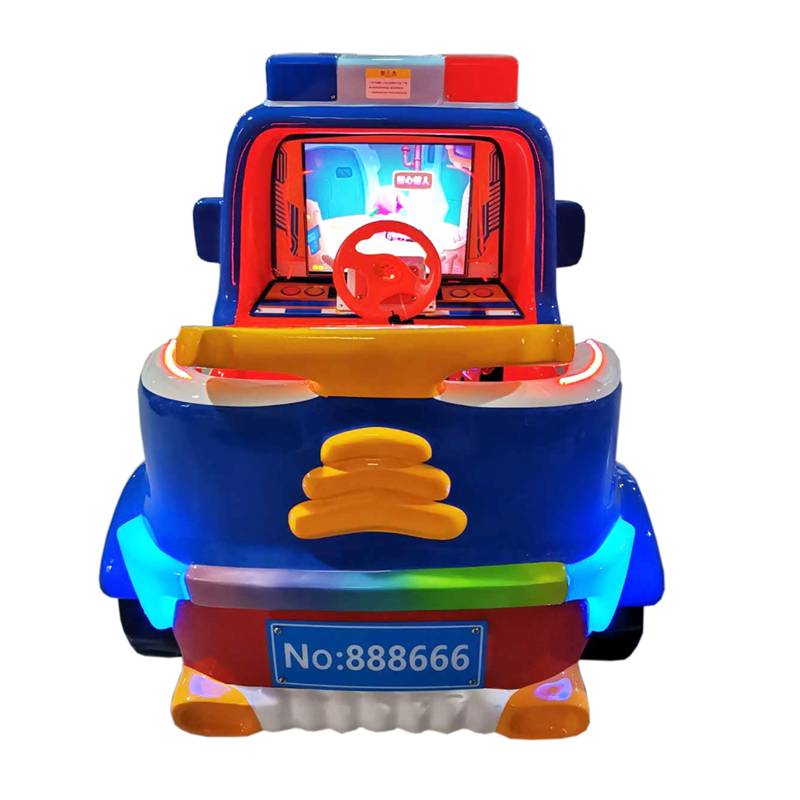 China 100% Original Helicopter Kiddie Ride - NEW ARRIVAL coin operated 3D kiddie ride police-car with car racing machine – Meiyi factory and suppliers | Meiyi detail pictures