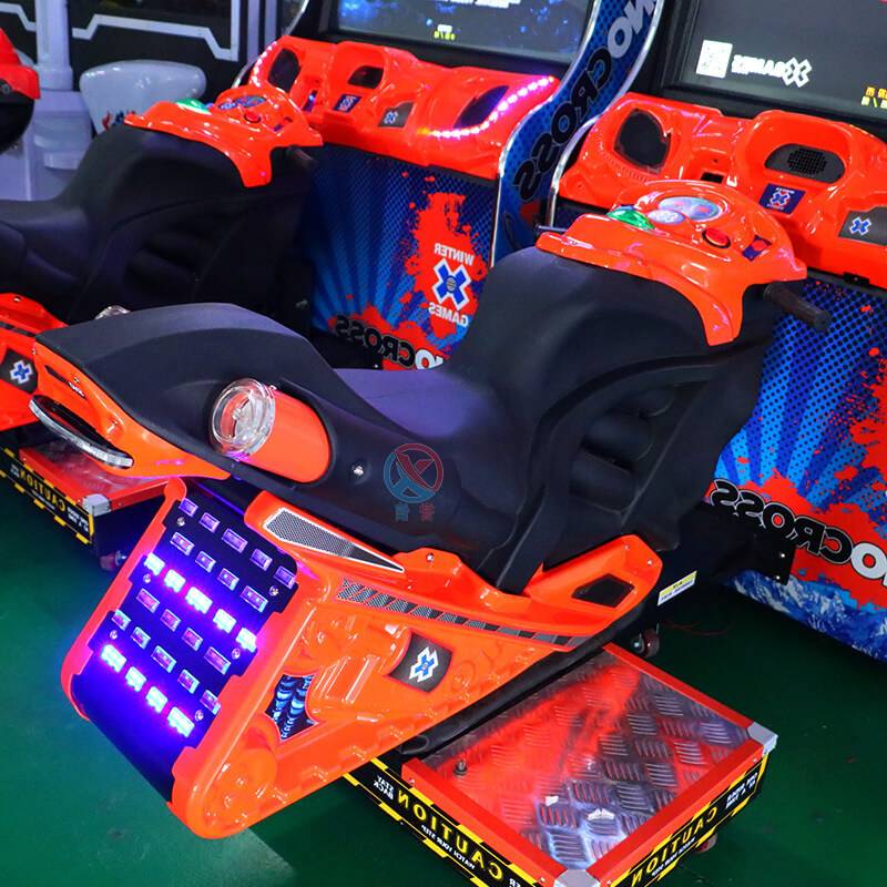 China Reasonable price Sports Video Games – Amusement Park Coin Operated Simultor 42”LCD Snow Moto Racing Games Machine – Meiyi factory and suppliers | Meiyi detail pictures