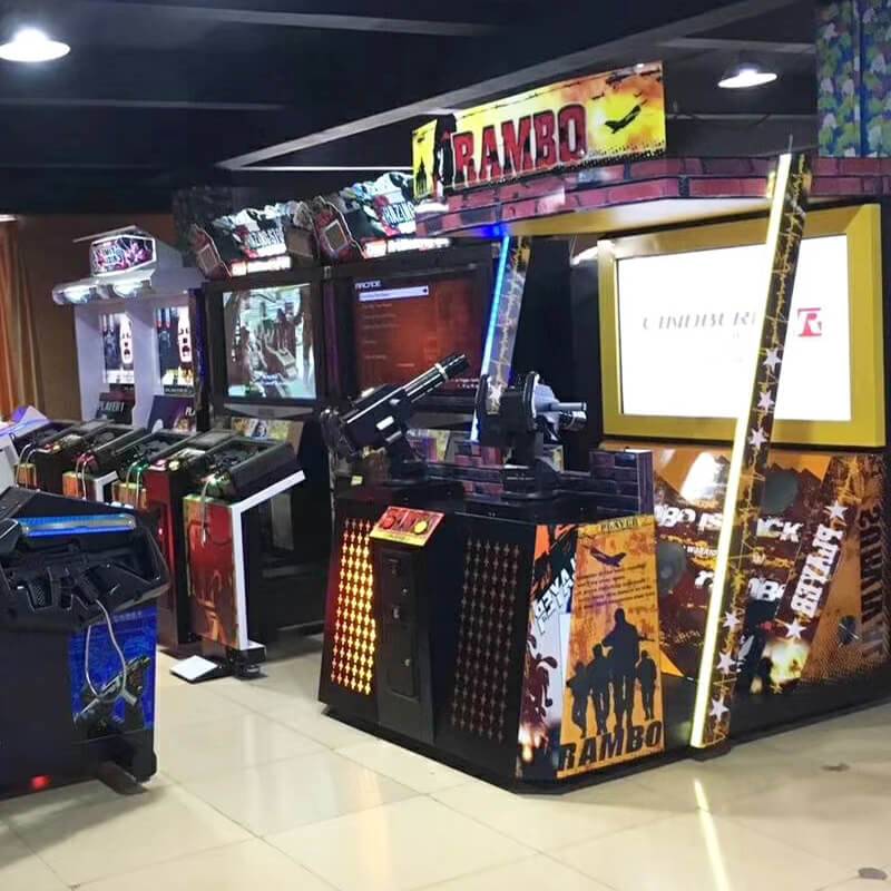 China Professional China Simulator Driving Game Machine - Coin Operated Video Games 55LCD Rambo Shooting Games Machine – Meiyi factory and suppliers | Meiyi detail pictures