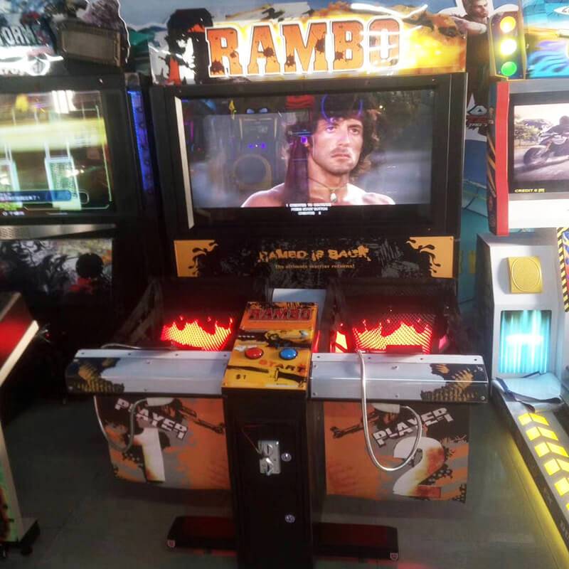 China Professional China Simulator Driving Game Machine - Coin Operated Video Games 55LCD Rambo Shooting Games Machine – Meiyi factory and suppliers | Meiyi detail pictures