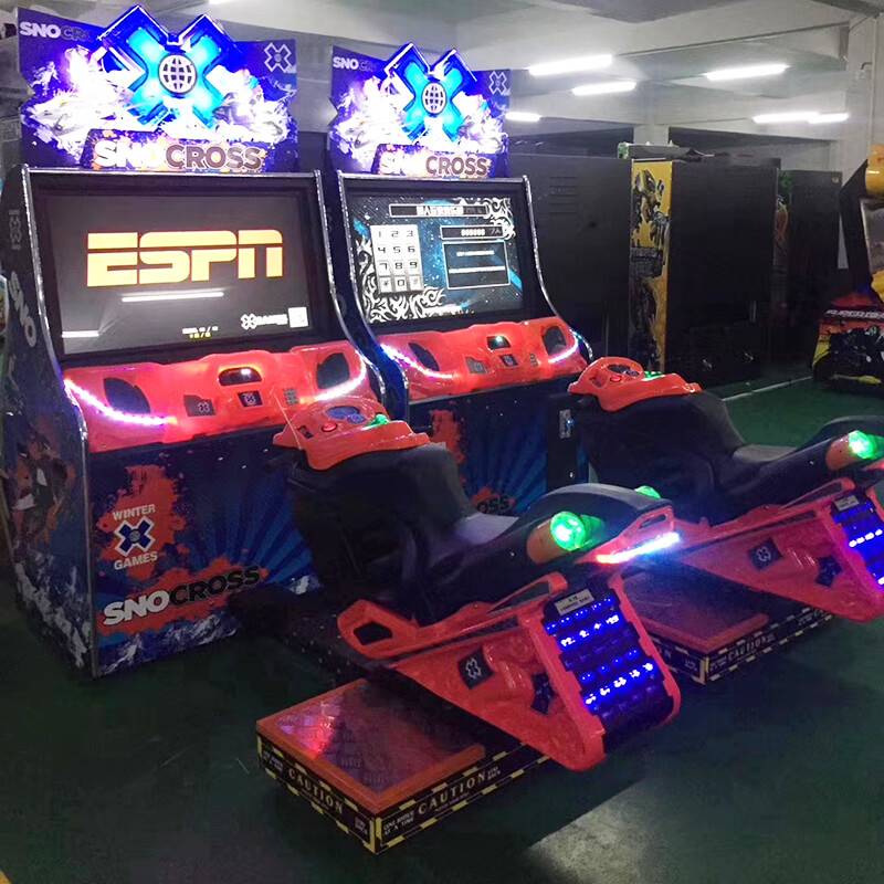 China Reasonable price Sports Video Games – Amusement Park Coin Operated Simultor 42”LCD Snow Moto Racing Games Machine – Meiyi factory and suppliers | Meiyi detail pictures