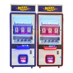 coin operated gift game machine 777 lucky spin prize  machine