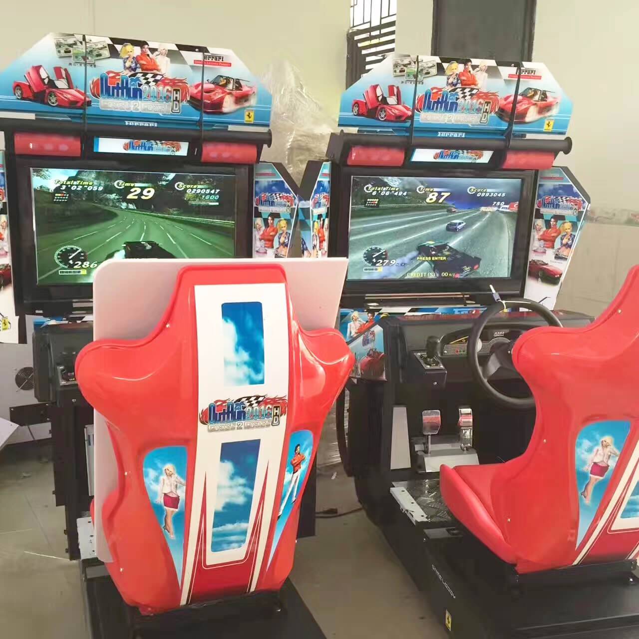 China OEM/ODM China Fishing Simulator Machine - 32 “lcd Coin Operated Outrun Simulator Racing Video Arcade Game Machine – Meiyi factory and suppliers | Meiyi detail pictures