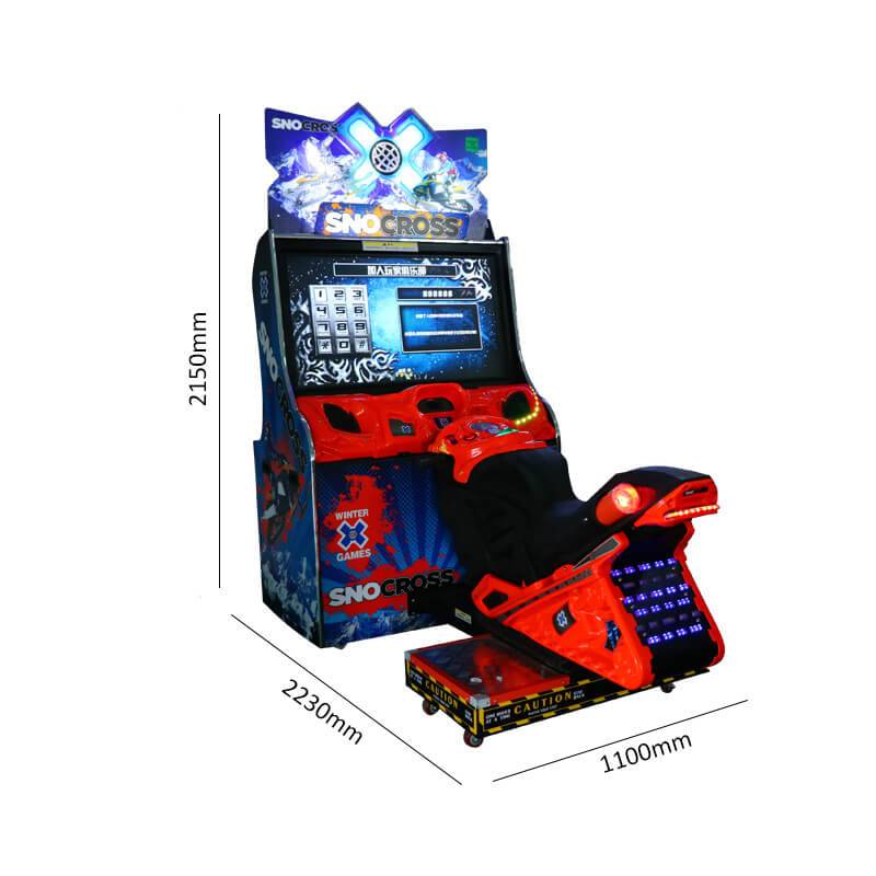 China Reasonable price Sports Video Games – Amusement Park Coin Operated Simultor 42”LCD Snow Moto Racing Games Machine – Meiyi factory and suppliers | Meiyi detail pictures