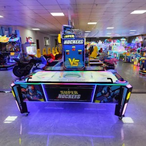High Quality  Coin Operated Interactive Features  Automatic Air Hockey Table Indoor Arcade Game machine