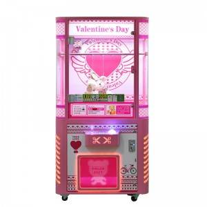 Coin operated cut prize game machine scissor doll machine