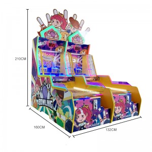 China NEW ARRIVAL Redemption lottery machine kids bowling game machine for 2 players factory and suppliers | Meiyi