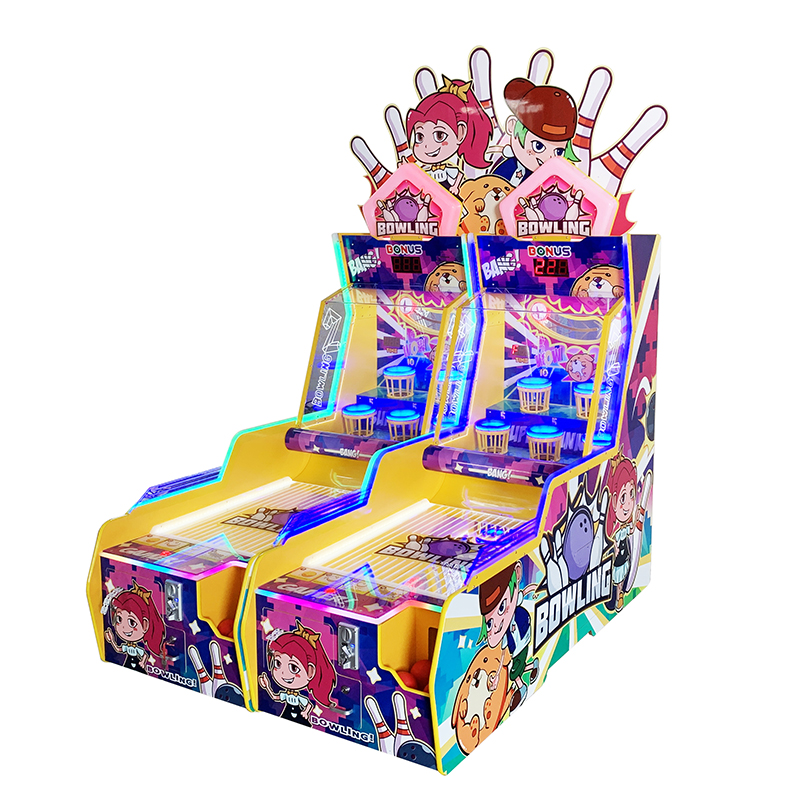 China NEW ARRIVAL Redemption lottery machine kids bowling game machine for 2 players factory and suppliers | Meiyi Featured Image