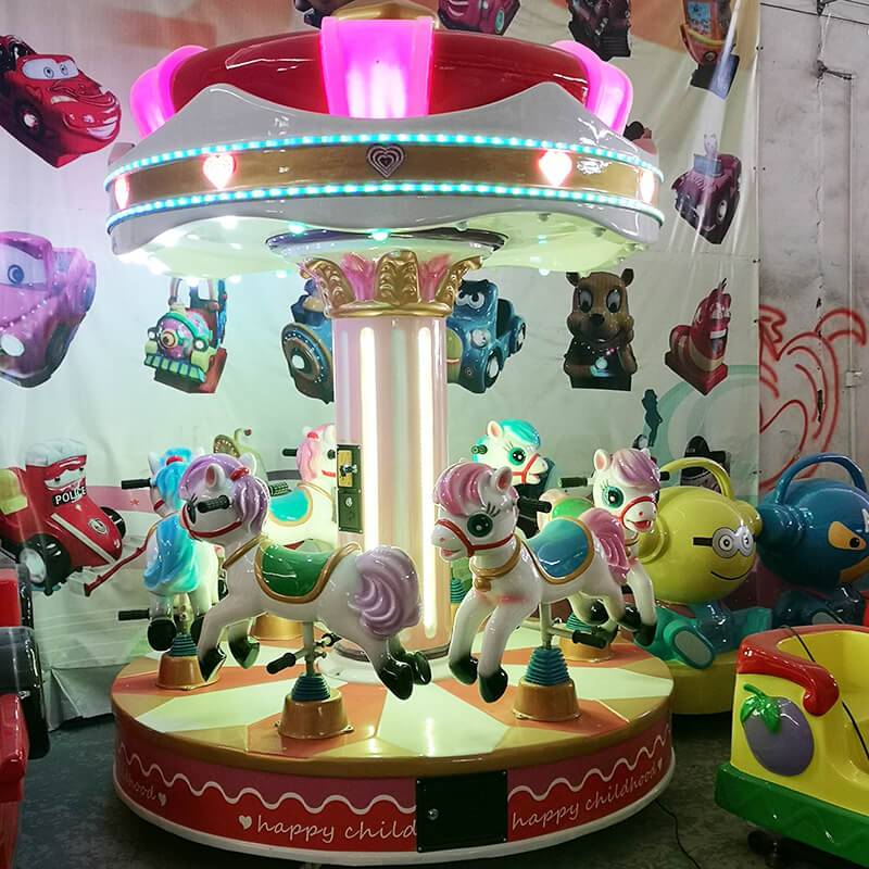 China OEM/ODM China Kiddie Rides Coin - coin operated Merry-Go-Round horse kiddie rides game machine for 6 players – Meiyi factory and suppliers | Meiyi detail pictures