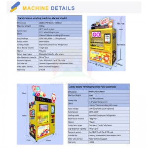 China New arrival fully automatic Chocolate beans vending machine candy beans vending machine factory and suppliers | Meiyi