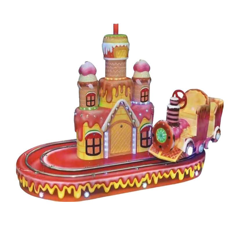 China Good quality Boat Kiddie Ride - coin operated kiddie ride cake castle train for 2 kids – Meiyi factory and suppliers | Meiyi detail pictures