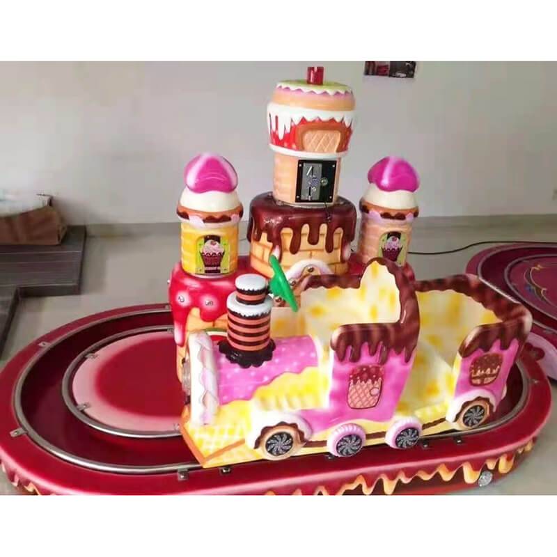 China Good quality Boat Kiddie Ride - coin operated kiddie ride cake castle train for 2 kids – Meiyi factory and suppliers | Meiyi detail pictures