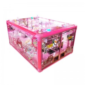 coin operated claw plush toys machine for 4 playersvending gift game machine