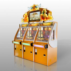 China Coin pusher game machine for 3 players Pharaonic Dynasty redemption ticket lottery game machine factory and suppliers | Meiyi
