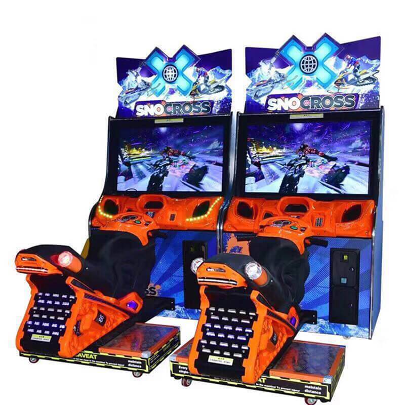 China Reasonable price Sports Video Games – Amusement Park Coin Operated Simultor 42”LCD Snow Moto Racing Games Machine – Meiyi factory and suppliers | Meiyi detail pictures