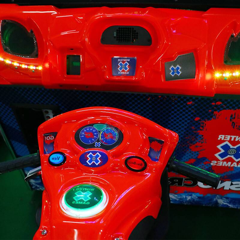 China Reasonable price Sports Video Games – Amusement Park Coin Operated Simultor 42”LCD Snow Moto Racing Games Machine – Meiyi factory and suppliers | Meiyi detail pictures