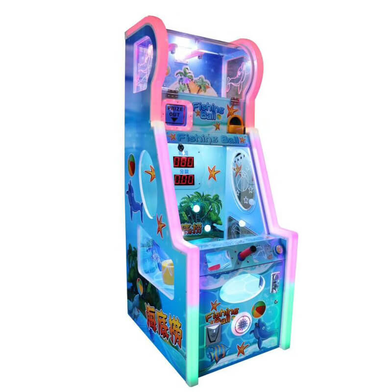 Good Quality Lottery Machine - Kids coin operated ticket lottery game machine fishing ball game machine – Meiyi