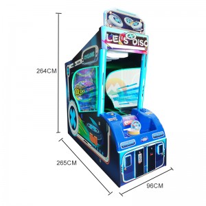 China new arrival redemption lottery ticket game machine let’s disc shooting disc factory and suppliers | Meiyi