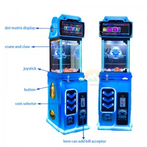 China New arrival coin operated mini claw crane machine vending prize machine factory and suppliers | Meiyi