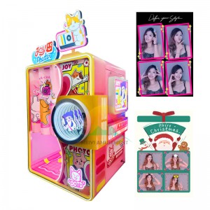 Self service coin Operated Photo Booth Photo Booth With Printer Professional Photo Booth