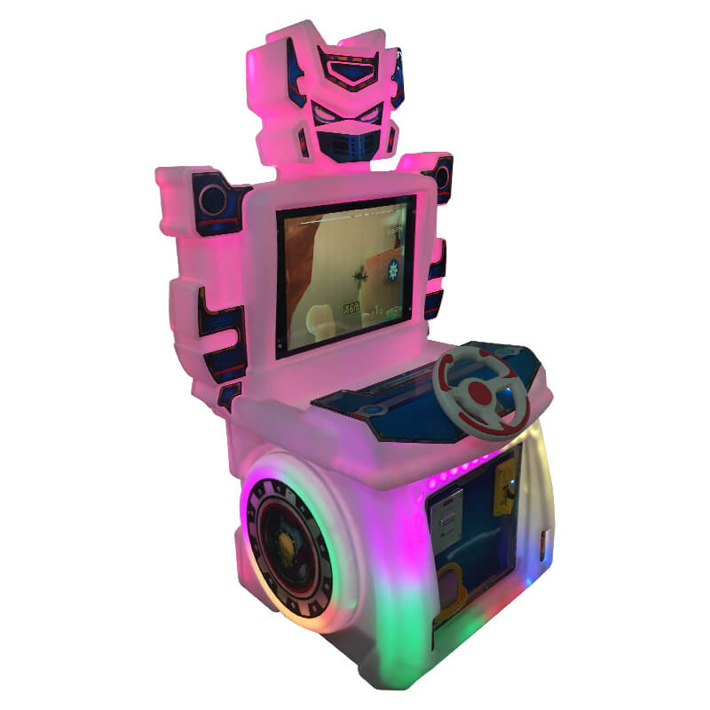 Factory wholesale Kids Coin Rides -  coin operated kids racing car game machine robot video game machine – Meiyi